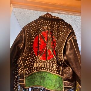 Studded Black Leather Jacket